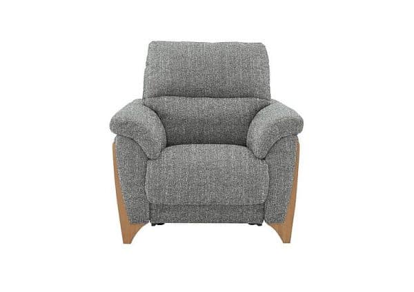Ercol  Enna Fabric Power Recliner Armchair  Grey | Bed Sava