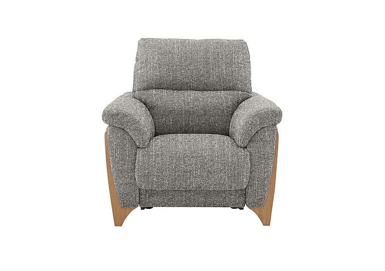 Ercol - Enna Fabric Power Recliner Armchair - Stone Grey