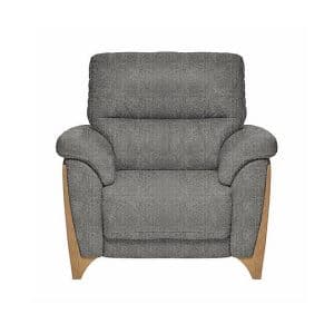 Ercol  Enna Fabric Power Recliner Armchair  Dark Grey | Bed Sava