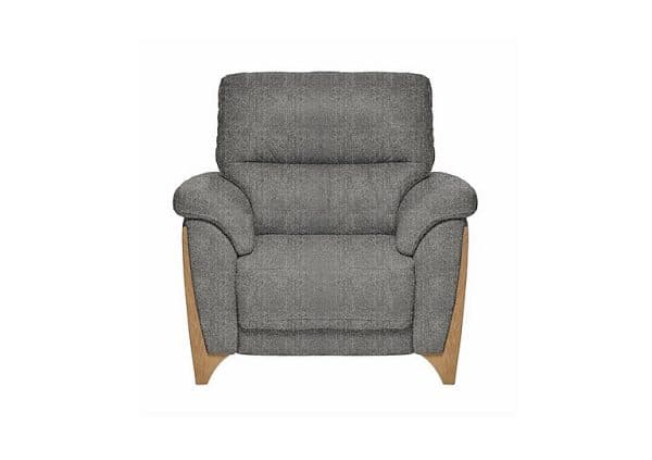 Ercol  Enna Fabric Power Recliner Armchair  Dark Grey | Bed Sava