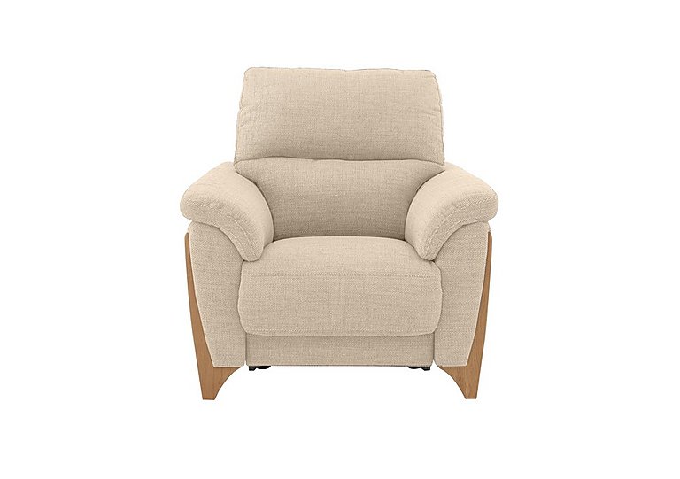 Ercol - Enna Fabric Power Recliner Armchair - Cream