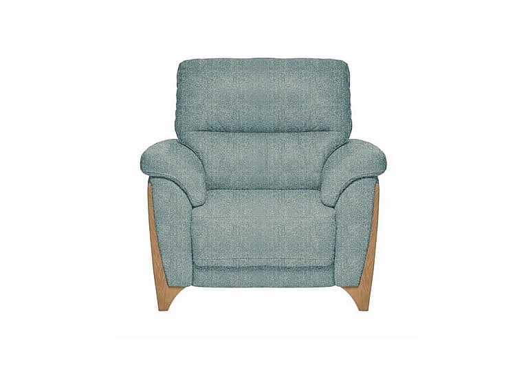 Ercol - Enna Fabric Power Recliner Armchair - Light Blue