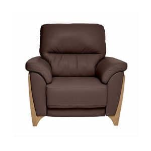 Ercol  Enna Leather Power Recliner Armchair  Brown | Bed Sava