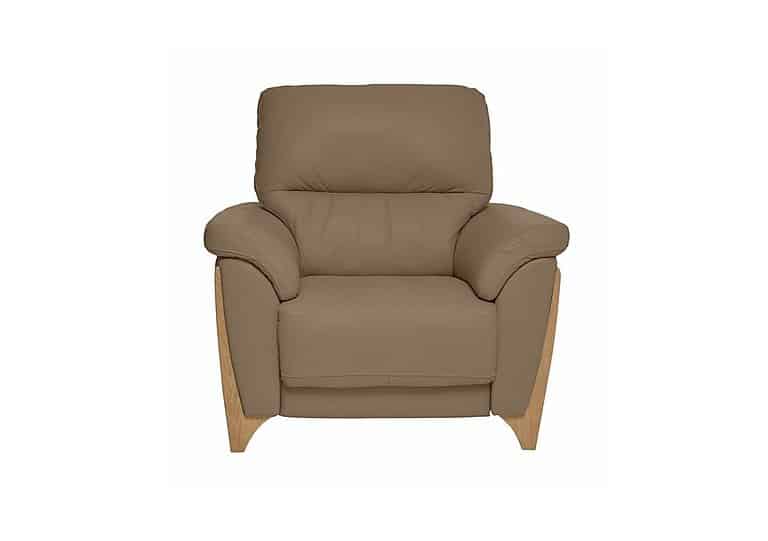 Ercol - Enna Leather Power Recliner Armchair - L909 Taupe