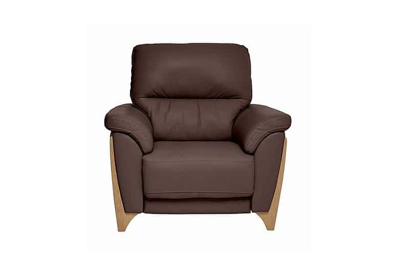 Ercol - Enna Leather Power Recliner Armchair - Brown