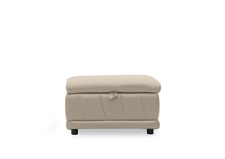 Genius Leather Storage Footstool