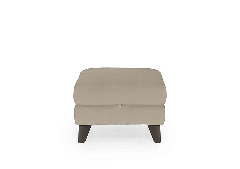 Jules Fabric Storage Stool - R32 Light Khaki