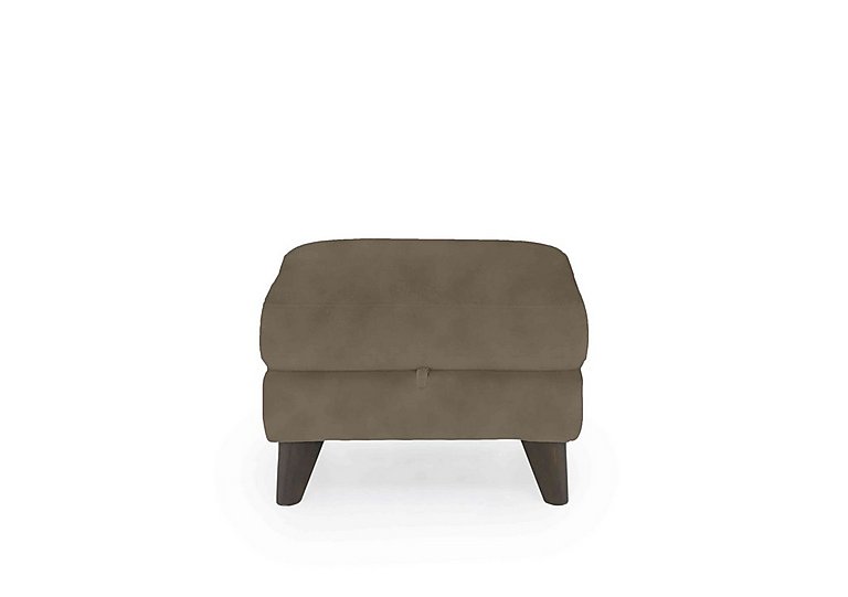 Jules Fabric Storage Stool - Khaki
