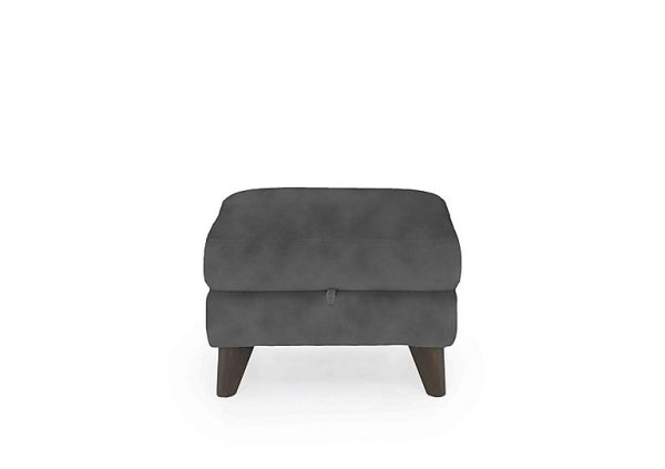 Jules Fabric Storage Stool  Elephant | Bed Sava