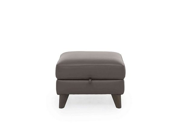 World of Leather  Jules NC Leather Storage Stool  NC Elephant | Bed Sava