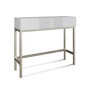 Delta Vanity Table with Smart LED Lighting  White | Bed Sava