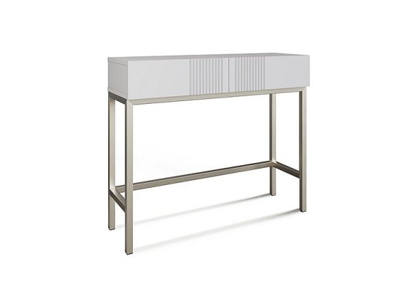 Delta Vanity Table with Smart LED Lighting  White | Bed Sava