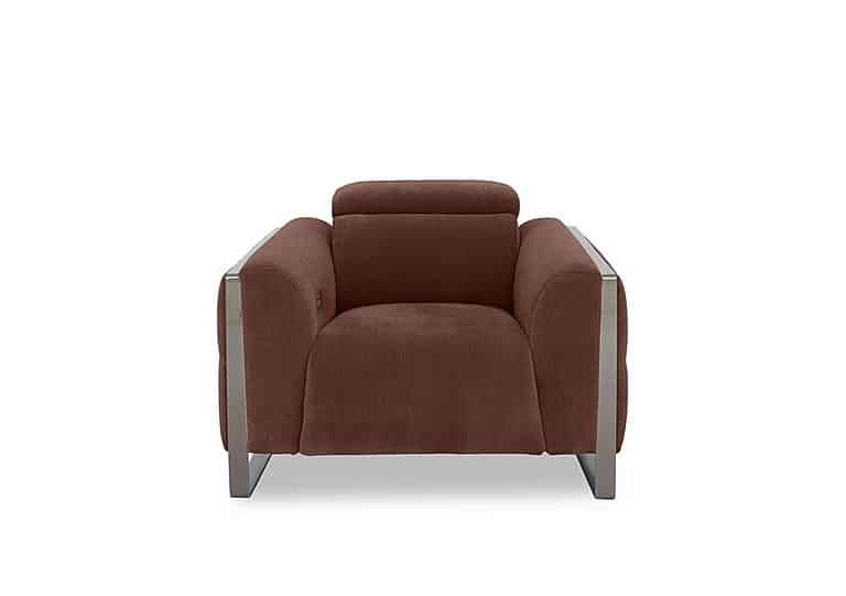 Gisella Fabric Power Recliner Chair with Power Headrest - Manhattan Burnt Sienna