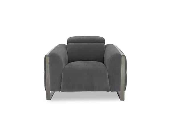 Gisella Fabric Chair  Manhattan Charcoal | Bed Sava
