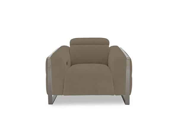 Gisella Fabric Power Recliner Chair with Power Headrest  Opulence Cedar | Bed Sava