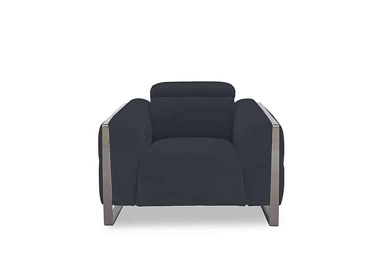 Gisella Fabric Power Recliner Chair with Power Headrest - Opulence Charcoal