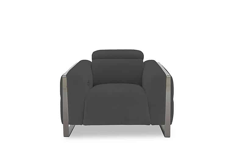 Gisella Fabric Power Recliner Chair with Power Headrest - Opulence Granite