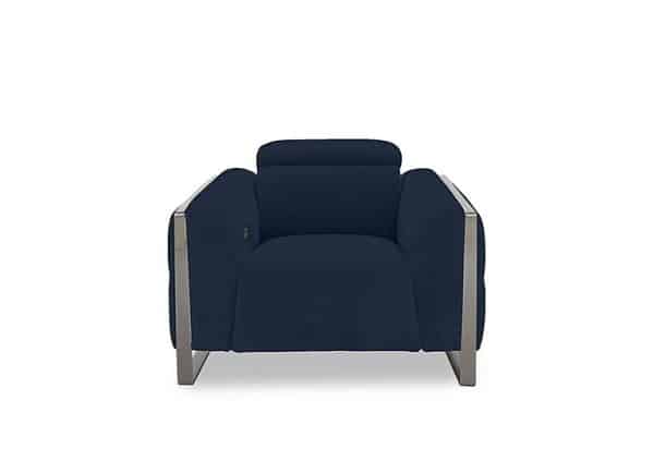 Gisella Fabric Power Recliner Chair with Power Headrest  Opulence Royal | Bed Sava