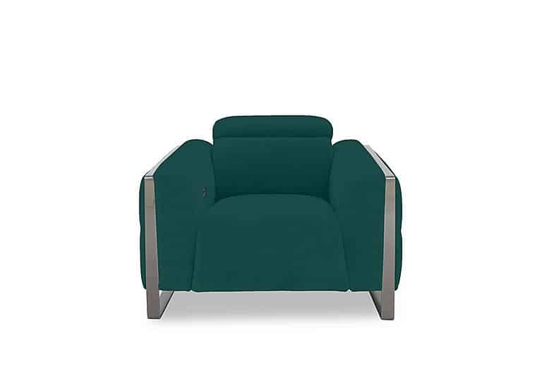 Gisella Fabric Power Recliner Chair with Power Headrest - Opulence Teal