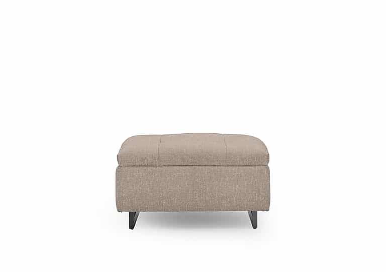 Gisella Fabric Large Footstool - Anivia Khaki