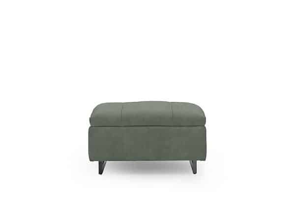 Gisella Fabric Large Footstool  Dexter Fern | Bed Sava