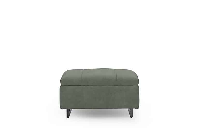 Gisella Fabric Large Footstool - Dexter Fern