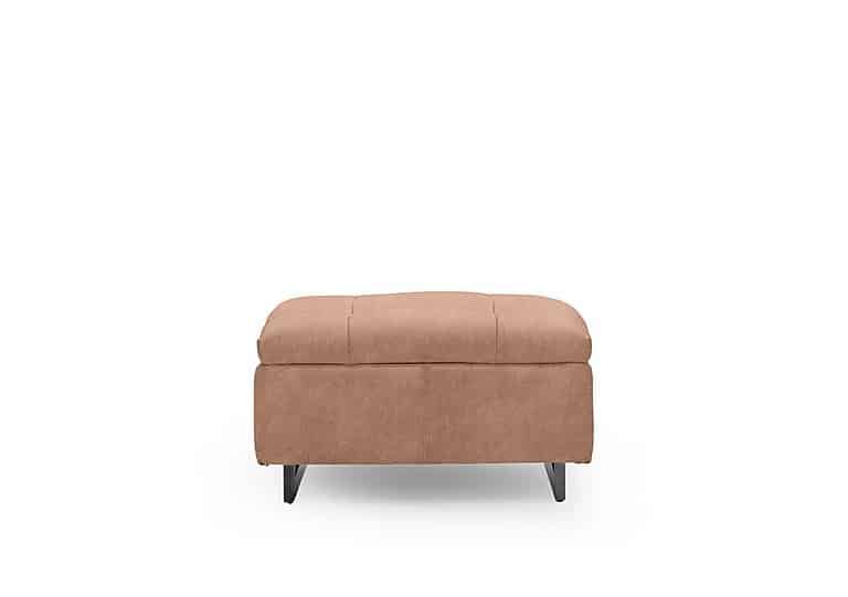 Gisella Fabric Large Footstool - Dexter Sand