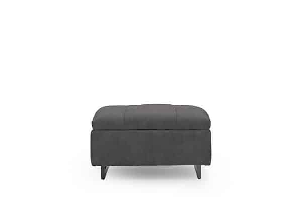 Gisella Fabric Large Footstool  Dexter Shadow | Bed Sava