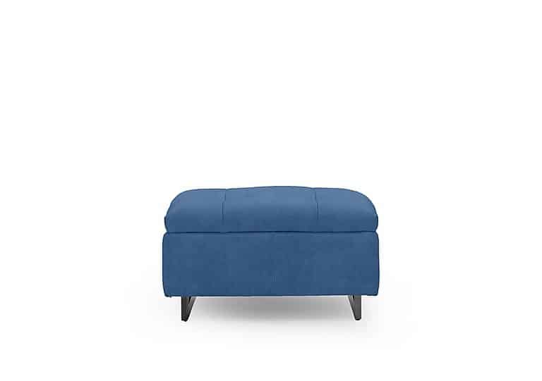 Gisella Fabric Large Footstool - Dexter Wave