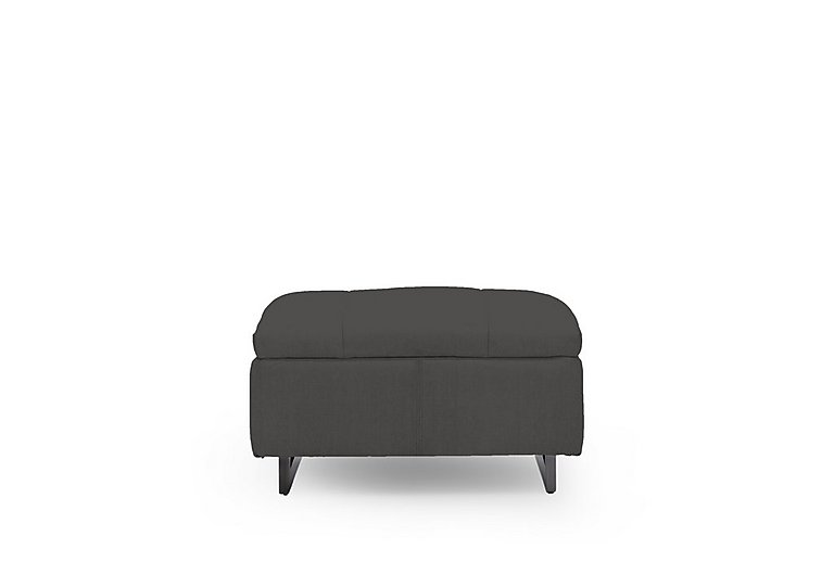 Gisella Fabric Large Footstool - Opulence Granite