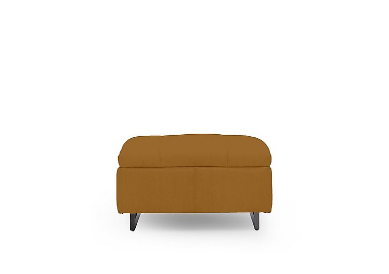 Gisella Fabric Large Footstool - Opulence Saffron