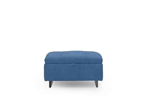 Gisella Fabric Storage Footstool  Dexter Wave | Bed Sava