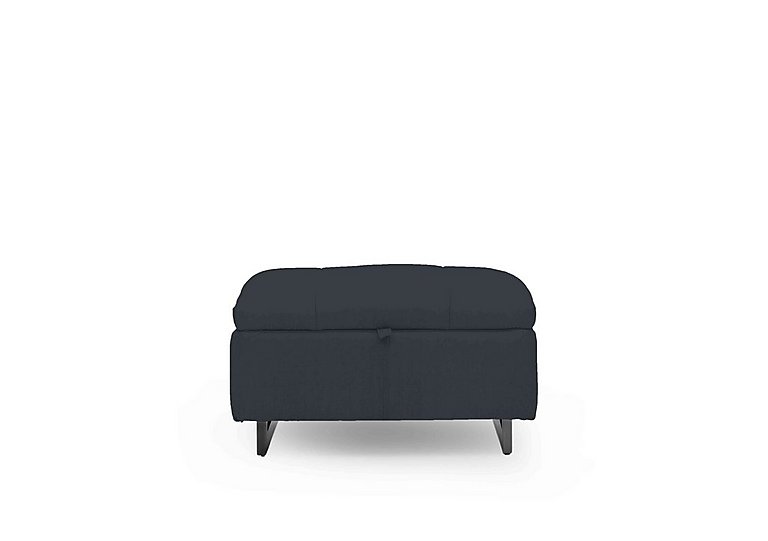 Gisella Fabric Storage Footstool - Opulence Charcoal