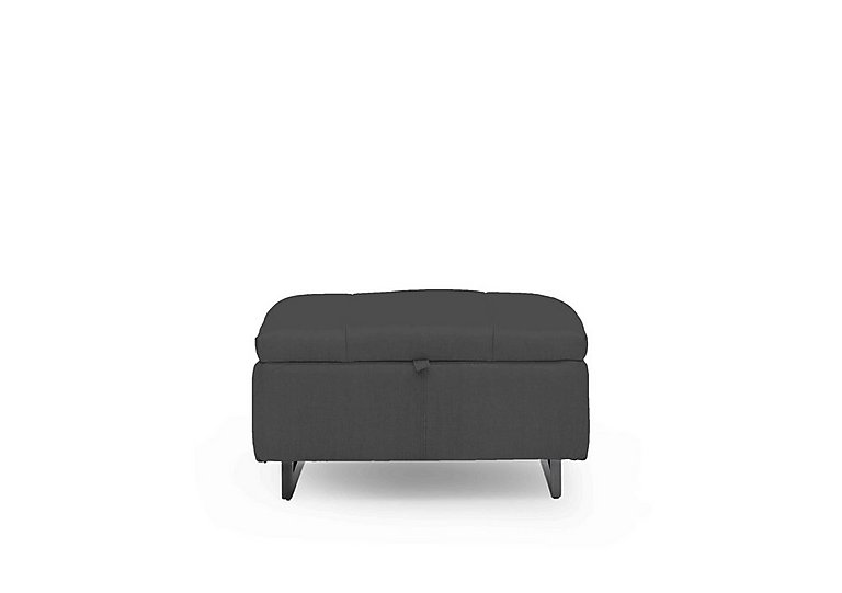 Gisella Fabric Storage Footstool - Opulence Granite
