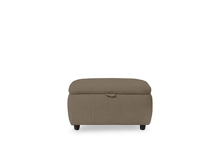 Inca Fabric Storage Footstool - Opulence Cedar