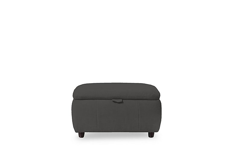 Inca Fabric Storage Footstool - Opulence Granite