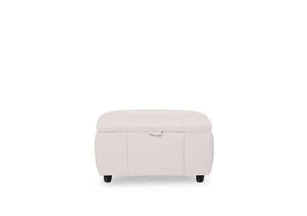 Inca NC Leather Storage Footstool  Cotton | Bed Sava