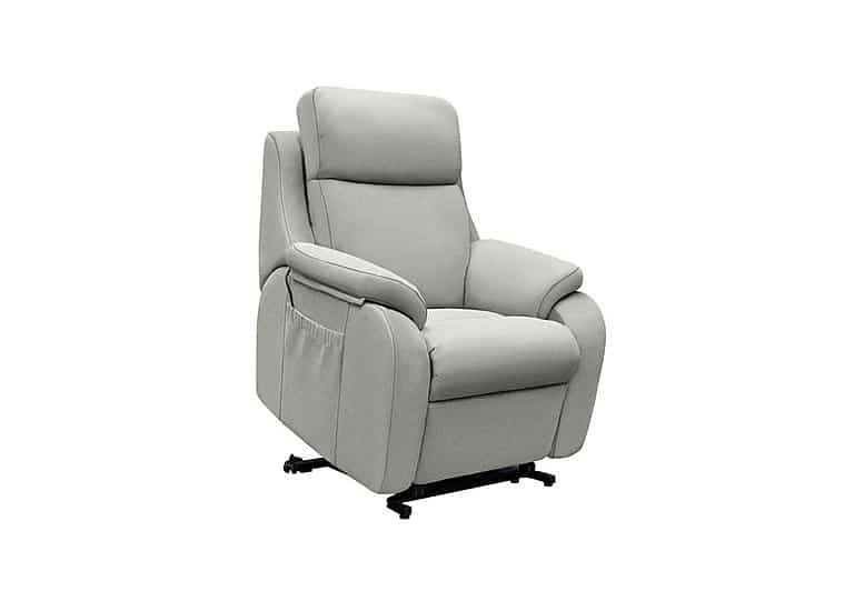 G Plan - Kingsbury Small Fabric Lift and Rise Chair - Stingray Charcoal