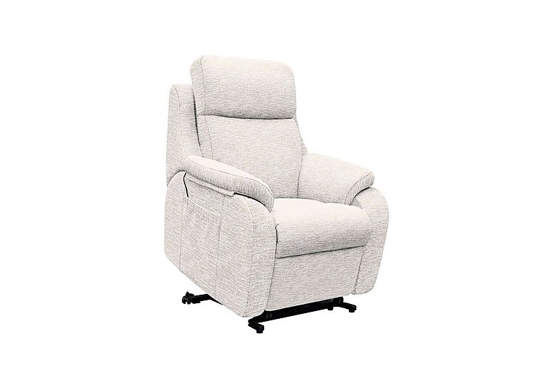 G Plan - Kingsbury Small Fabric Lift and Rise Chair - Rush Cream