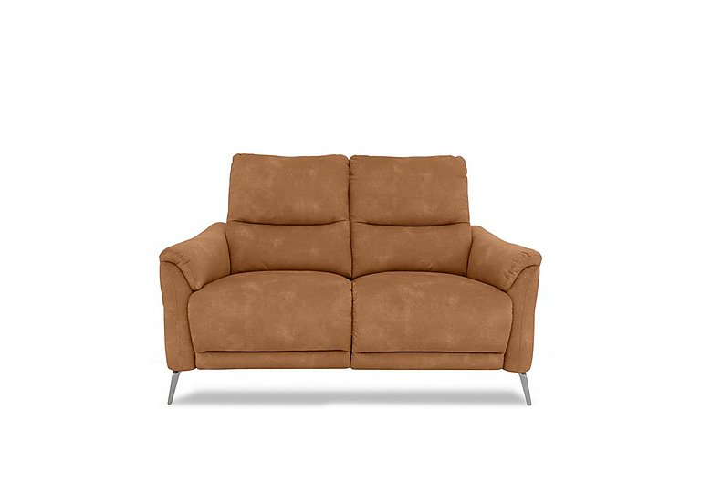 Daytona 2 Seater Fabric Power Recliner Sofa - Dexter Pumpkin