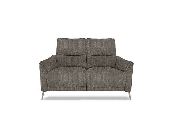 Daytona 2 Seater Fabric Power Recliner Sofa  Anivia Brown | Bed Sava