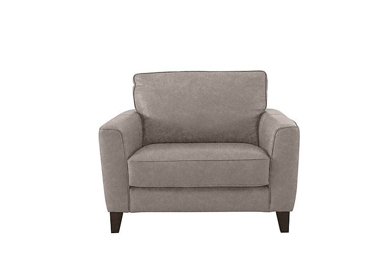 Brondby Fabric Cuddle Chair - Grey