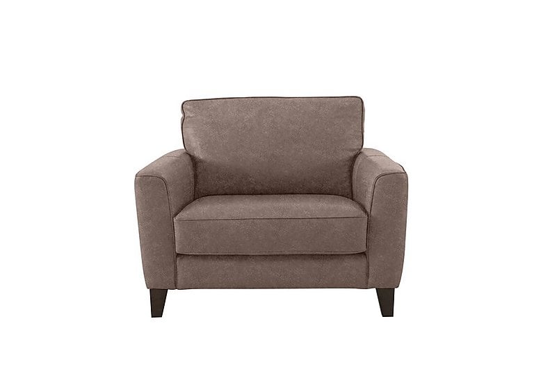 Brondby Fabric Cuddle Chair - Mink