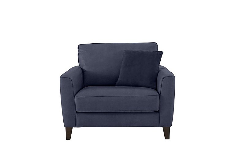 Brondby Fabric Cuddle Chair - R23 Blue
