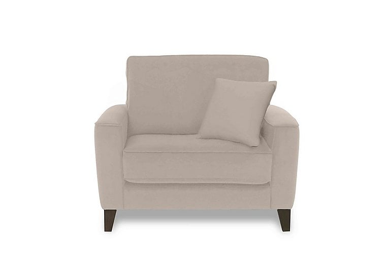 Brondby Fabric Cuddle Chair - R32 Light Khaki