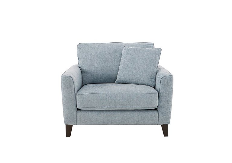 Brondby Fabric Cuddle Chair - Baby Blue
