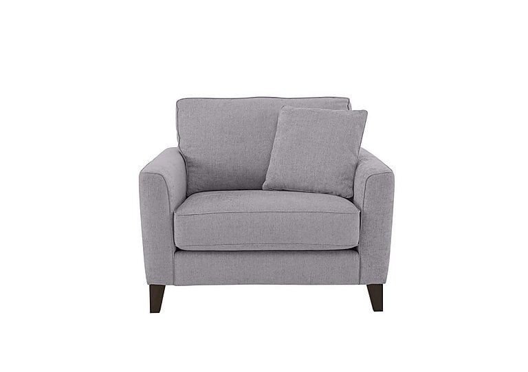 Brondby Fabric Cuddle Chair - R27 Pewter