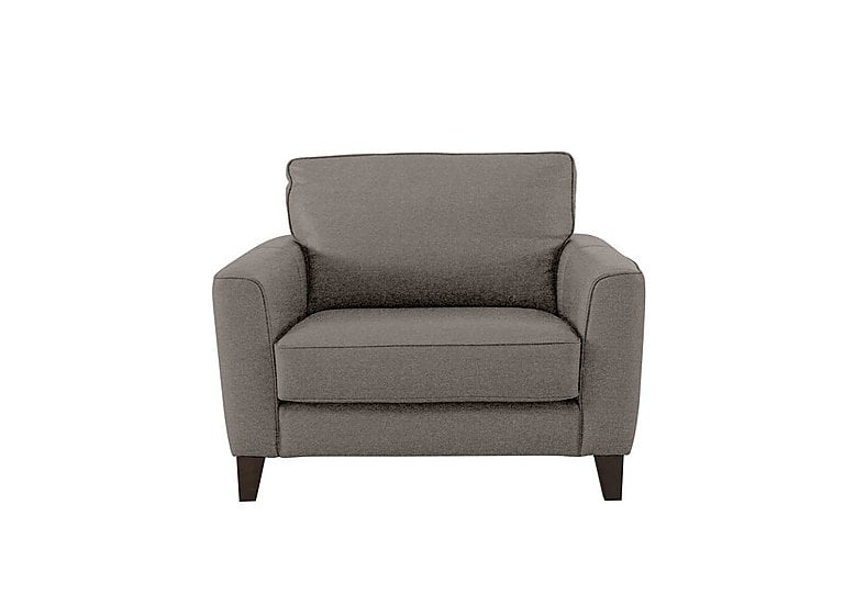 Brondby Fabric Cuddle Chair - Charcoal Gray