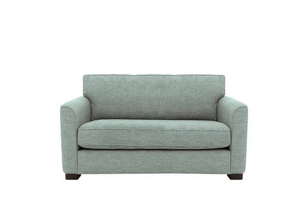 Elora Fabric Snuggler Chair  Kento Aqua | Bed Sava