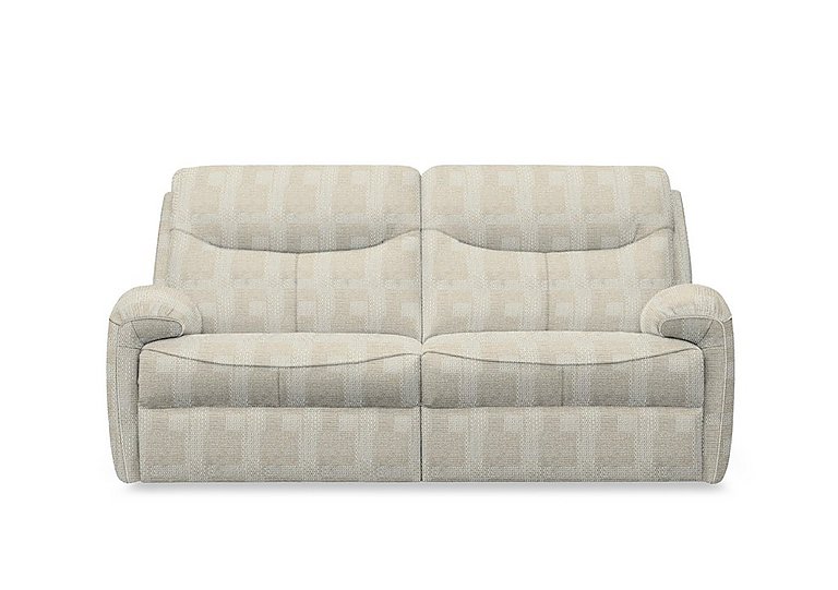 G Plan - Amesbury Fabric 3 Seater Sofa with Manual Recliner - Faro Mist